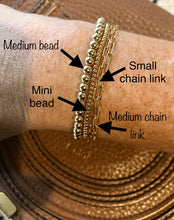 Load image into Gallery viewer, Gold-Filled Link Chain Bracelet (small)