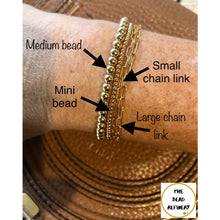 Load image into Gallery viewer, Gold-Filled Bead Bracelet (mini)