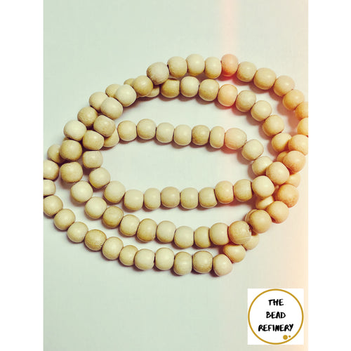 Wooden Bead Bracelet (beige)