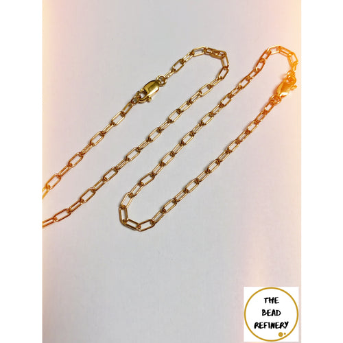 Gold-Filled Link Chain Bracelet (medium)