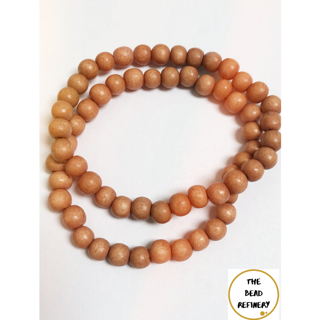 Wooden Bead Bracelet (natural)