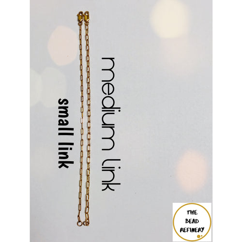 Gold-Filled Link Chain Bracelet (small)