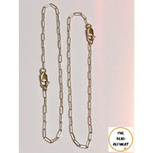 Load image into Gallery viewer, Sterling Silver Link Chain Bracelet (small)