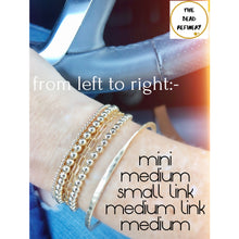 Load image into Gallery viewer, Gold-Filled Bead Bracelet (medium)