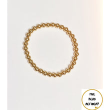 Load image into Gallery viewer, Gold-Filled Bead Bracelet (large)