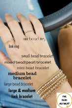 Load image into Gallery viewer, Gold-Filled Bead &amp; Freshwater Pearl Bracelet