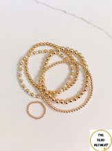 Load image into Gallery viewer, Gold-Filled Bead &amp; Freshwater Pearl Bracelet