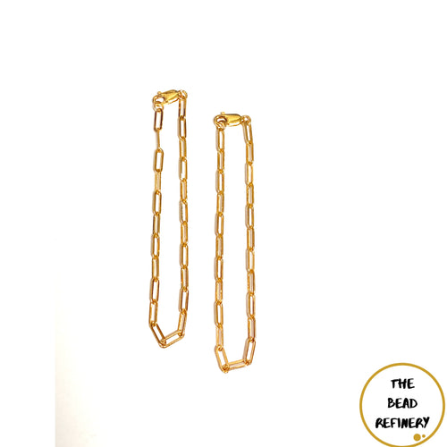 Gold-Filled Link Chain Bracelet (large)