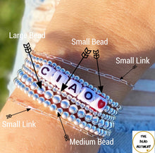Load image into Gallery viewer, Sterling Silver Bead Bracelet (Large)